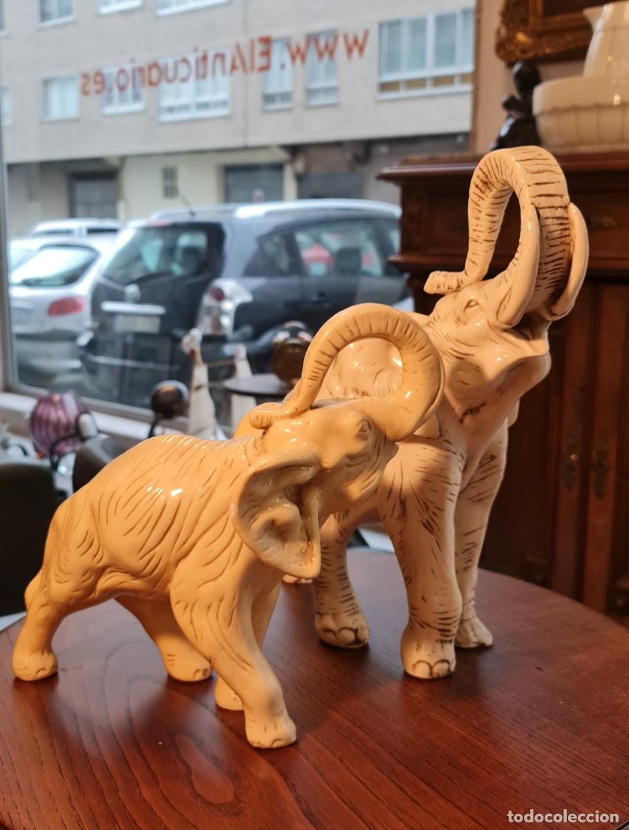 Vintage: 2 elefantes de Urregui