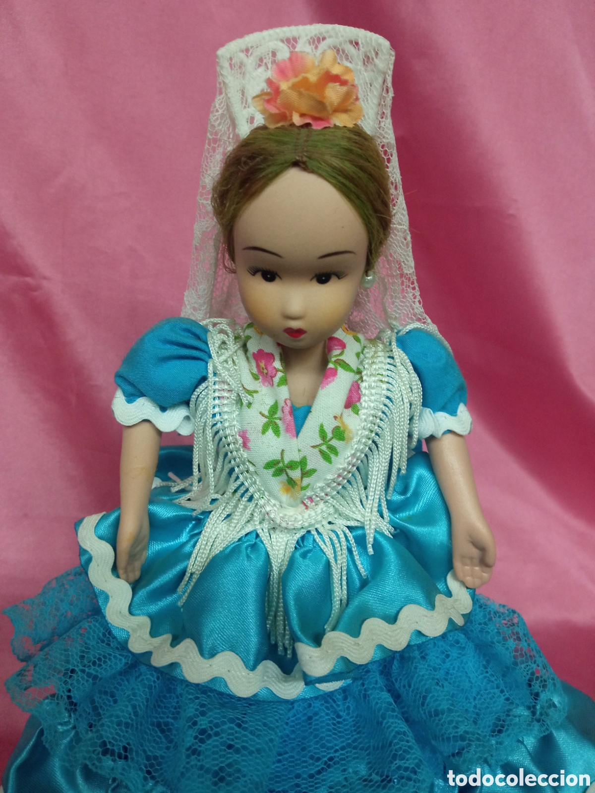 Vintage: Mu&ntilde;eca porcelana - Foto 2