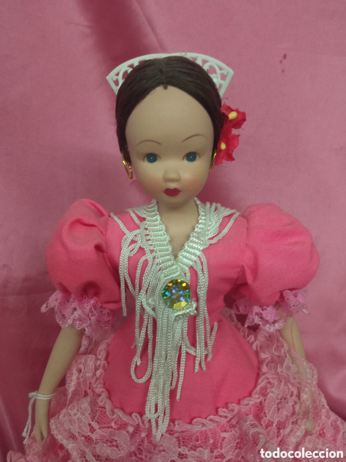 Vintage: Mu&ntilde;eca de porcelana - Foto 2