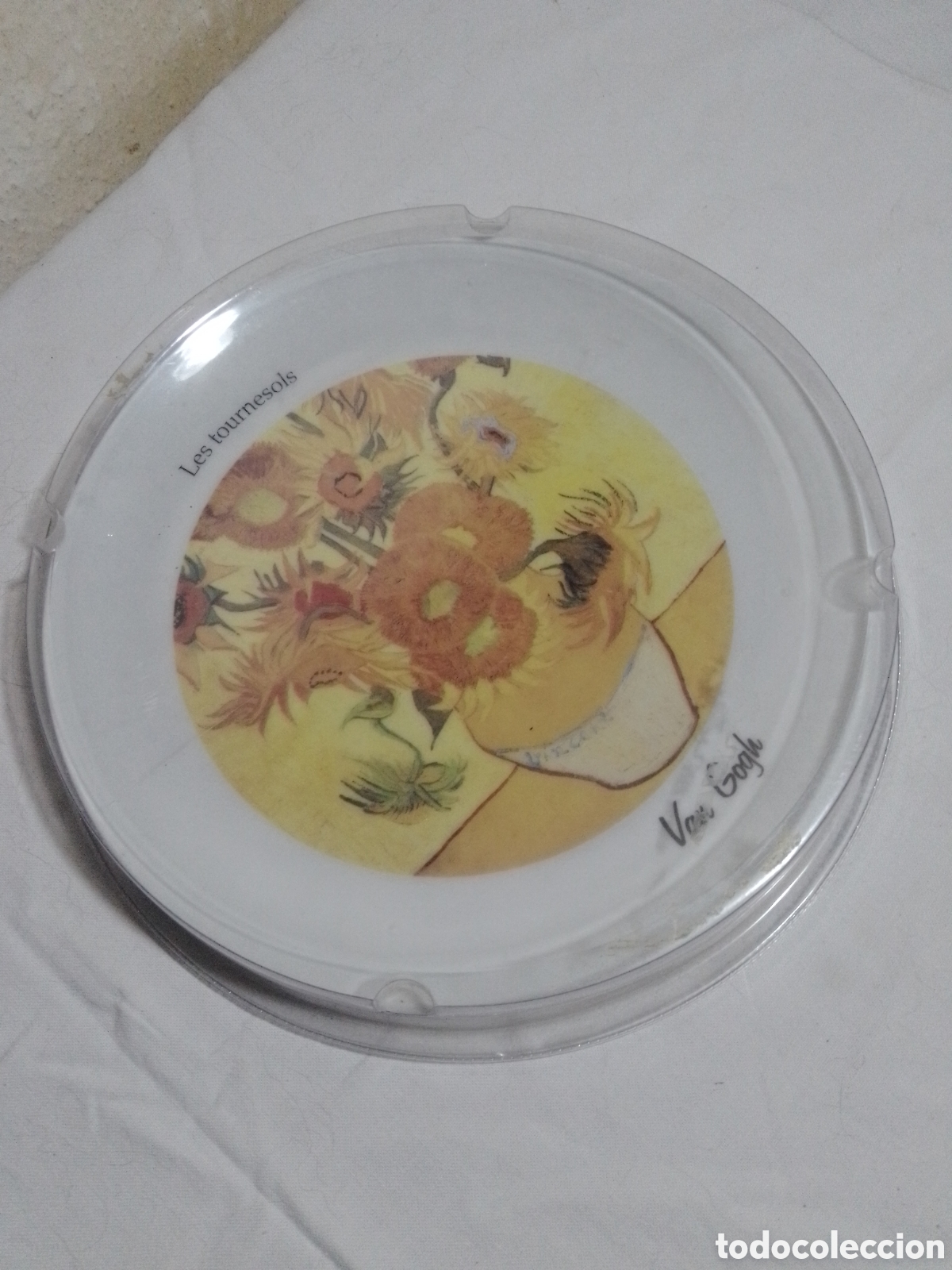 Vintage: Plato decorativo Los Girasoles