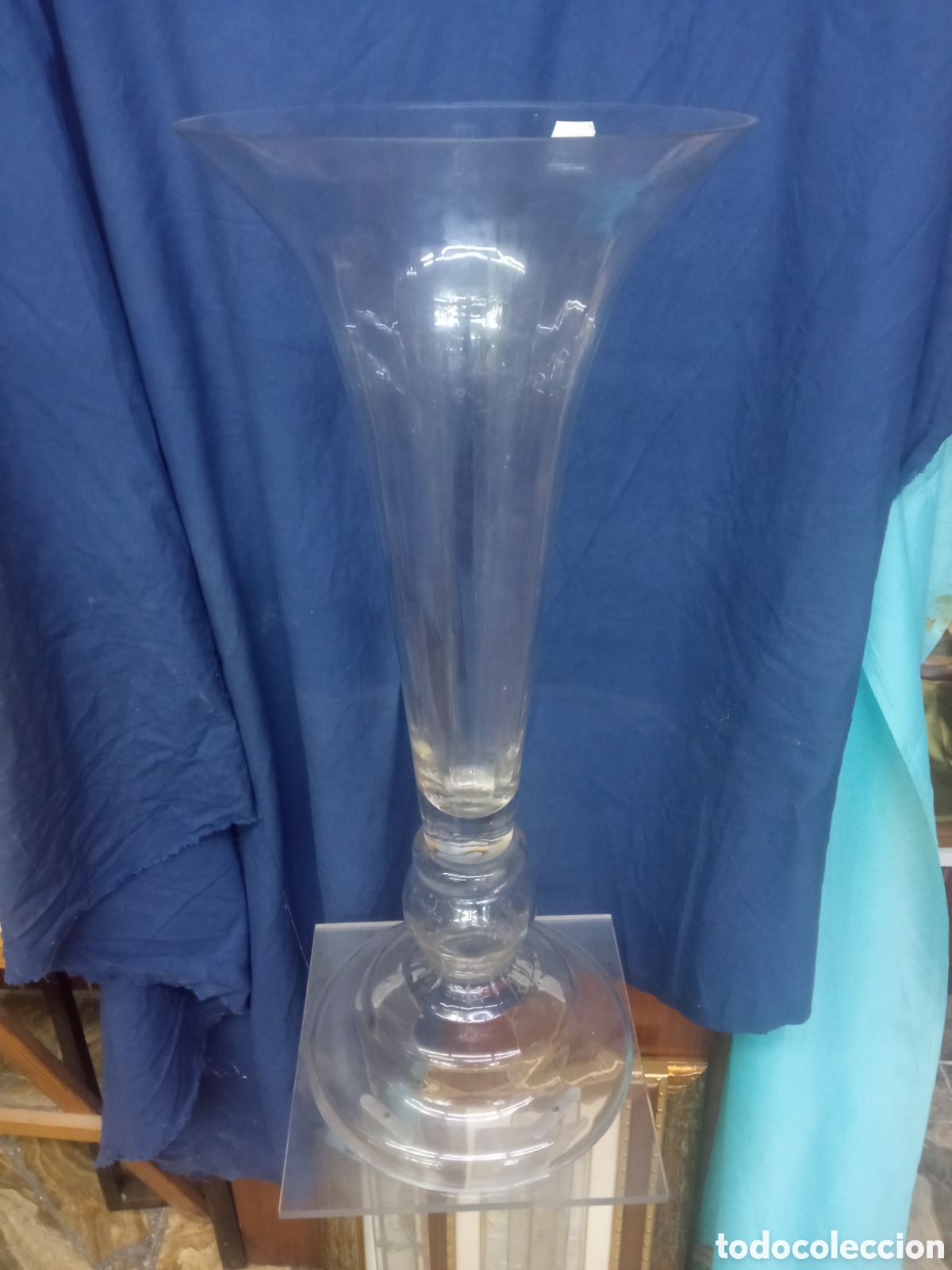 Vintage: Florero de cristal - Foto 3