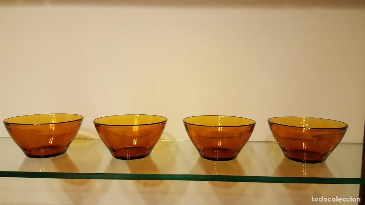 Vintage: DURALEX AMBAR - 6 BOLS CLASIC - NUEVO