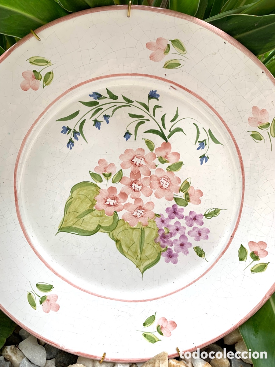 Vintage: PLATO ARTESANAL ESMALTADO