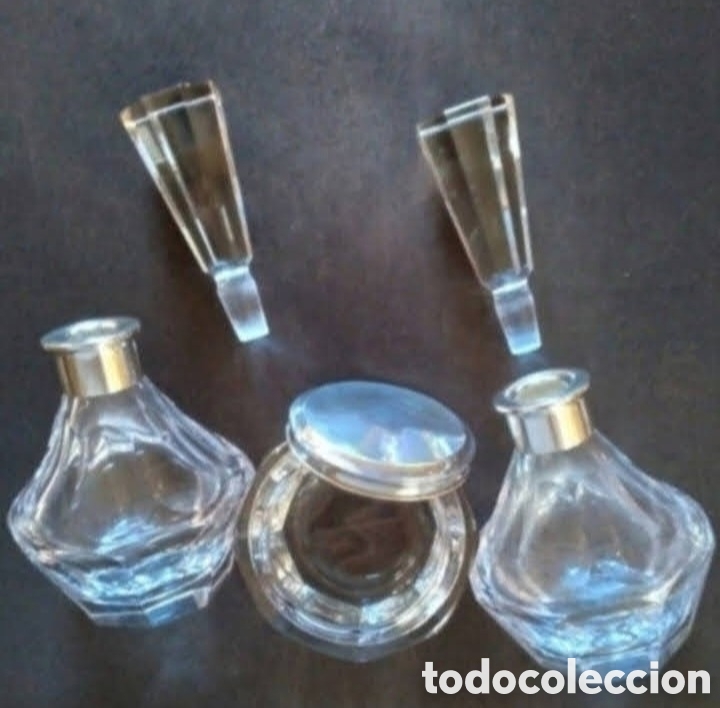 Vintage: JUEGO TOCADOR DE PLATA - Foto 1