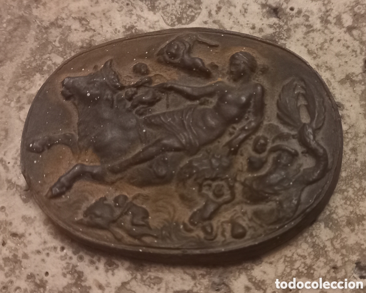 Vintage: Peque&ntilde;o adorno Mitolog&iacute;a Griega Zeus