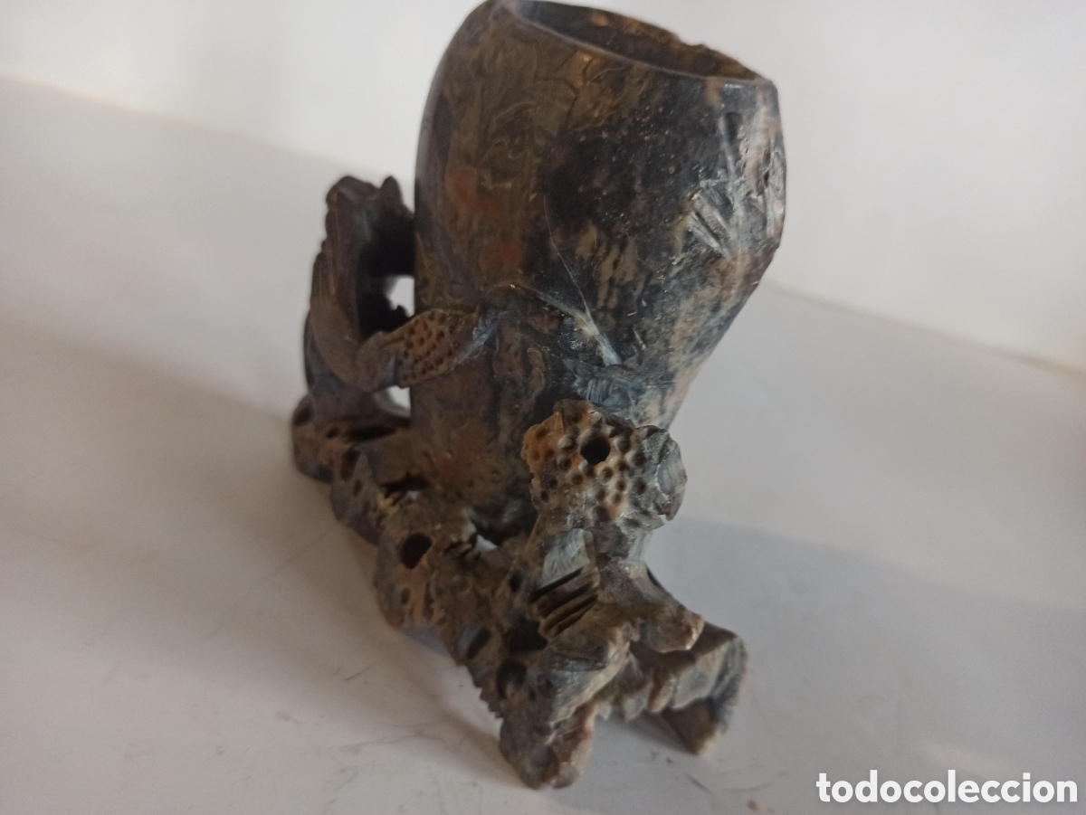 Vintage: Tintero Piedra de jabon - Foto 4
