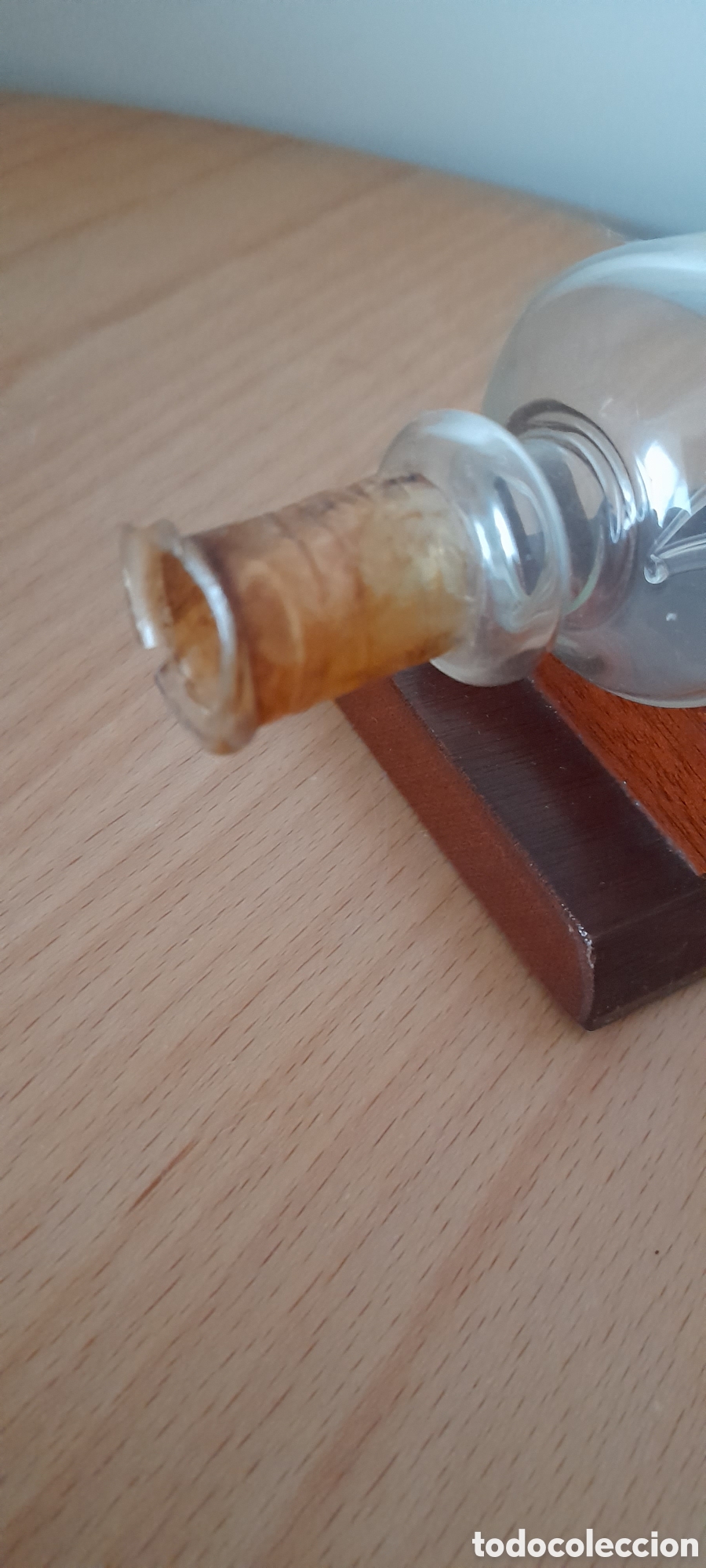 Vintage: Barco en botella de cristal - Foto 3