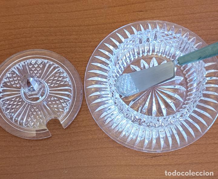 Vintage: Mantequera cristal - Foto 3