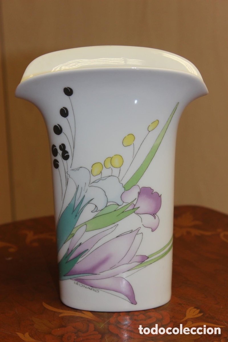 Vintage: Jarron de porcelana Leonard Paris