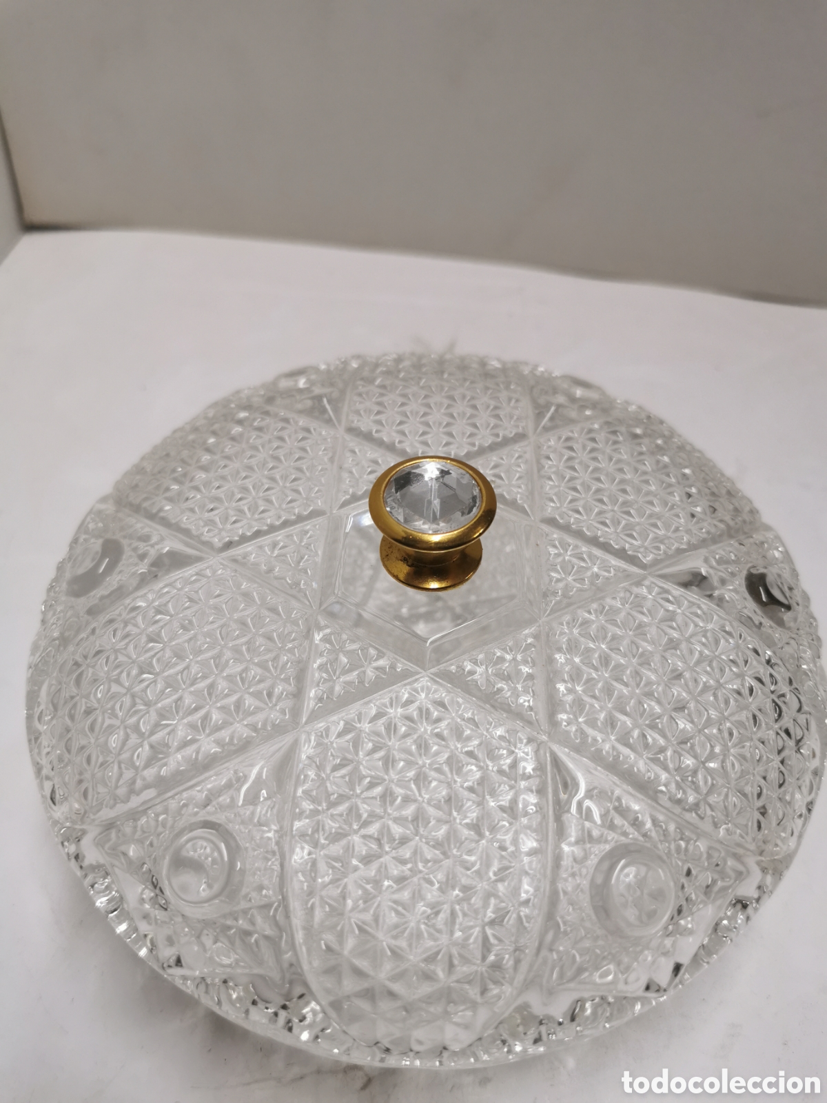 Vintage: Bombonera de cristal - Foto 2