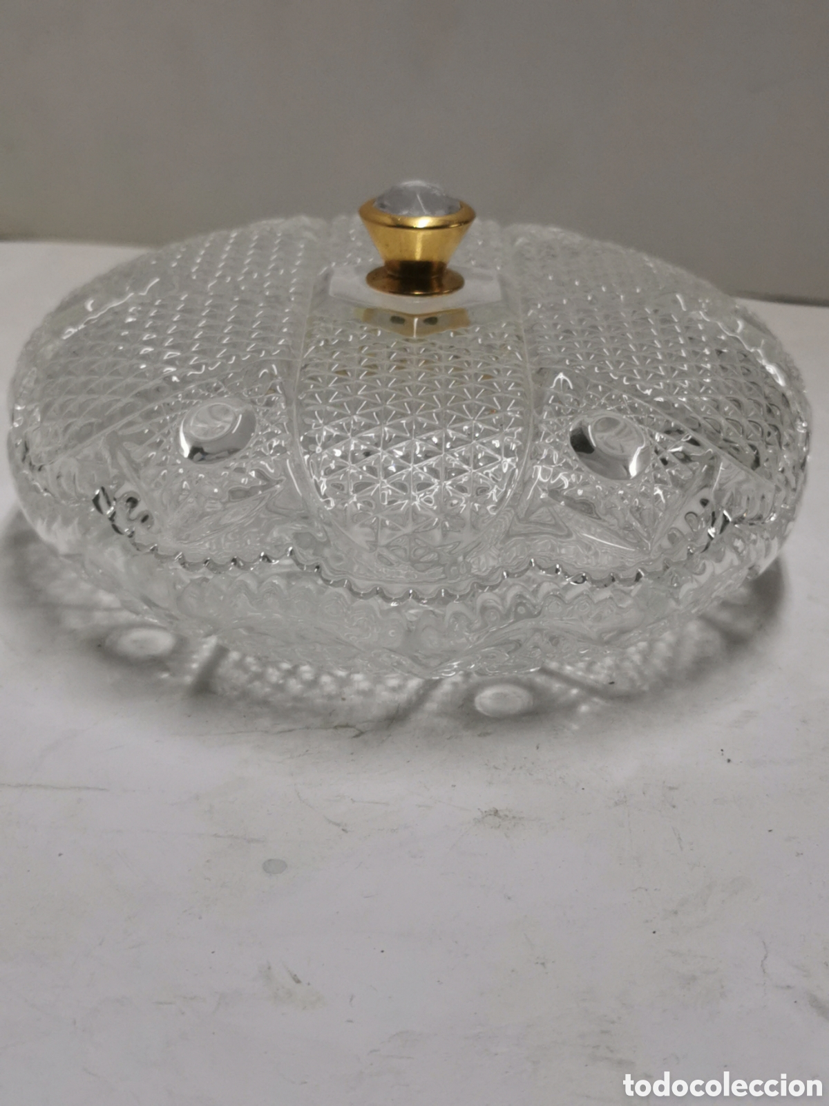 Vintage: Bombonera de cristal - Foto 3
