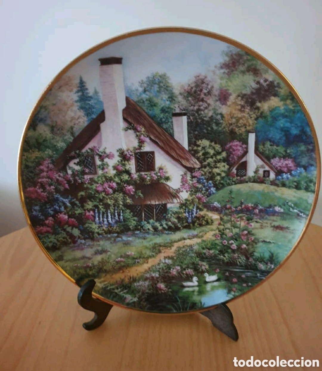 Vintage: Plato decorativo de colecci&oacute;n A.Cozy Glen,edici&oacute;n limitada