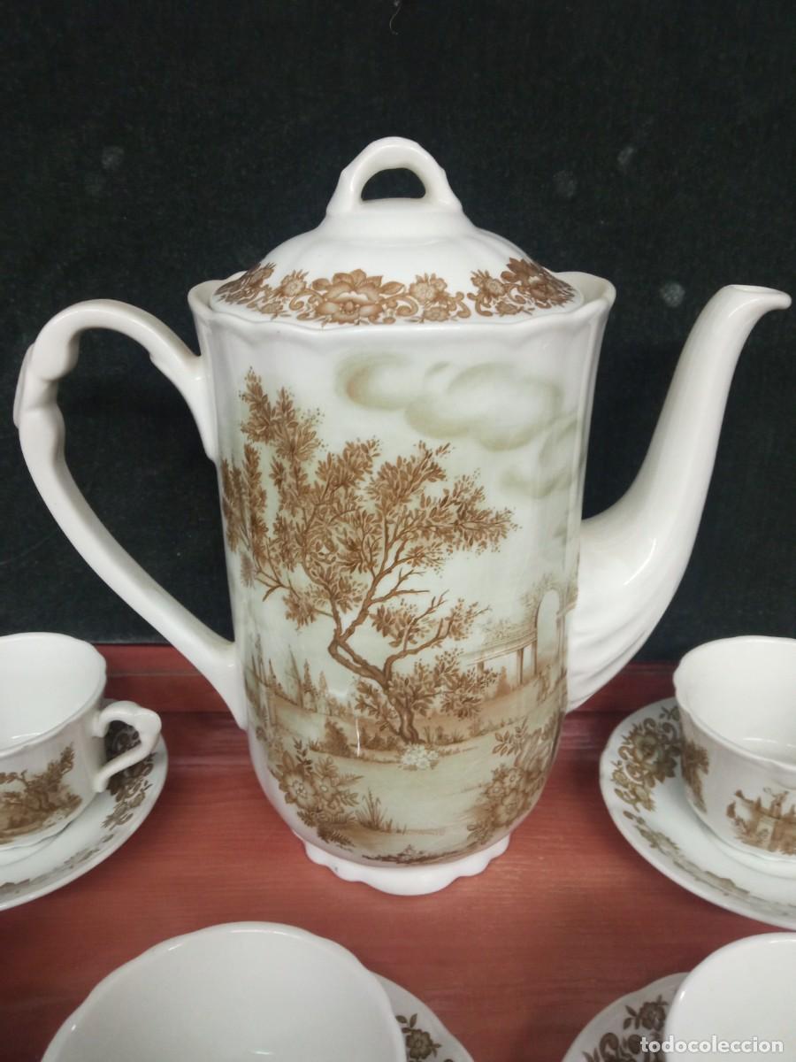 Vintage: Cafetera y 6 tazas - Foto 2