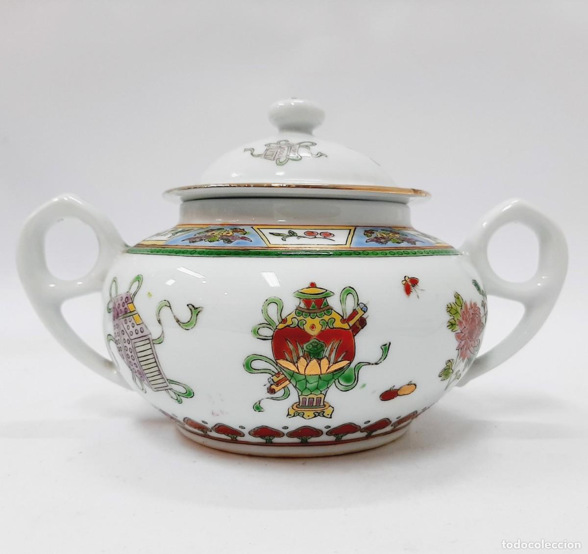 Vintage: Azucarero chino antiguo(6.4)