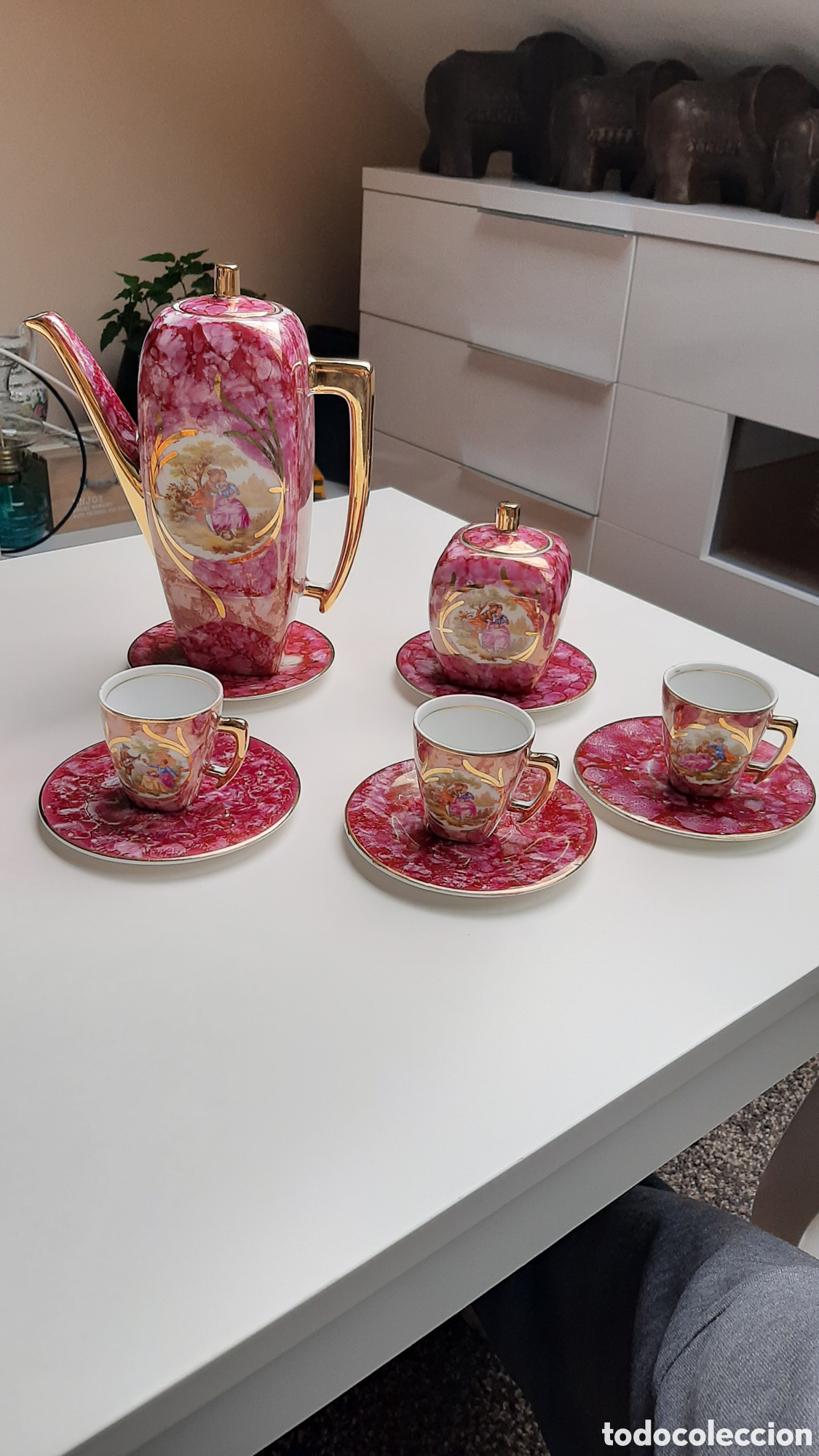 Vintage: Juego de caf&eacute;. Vintage