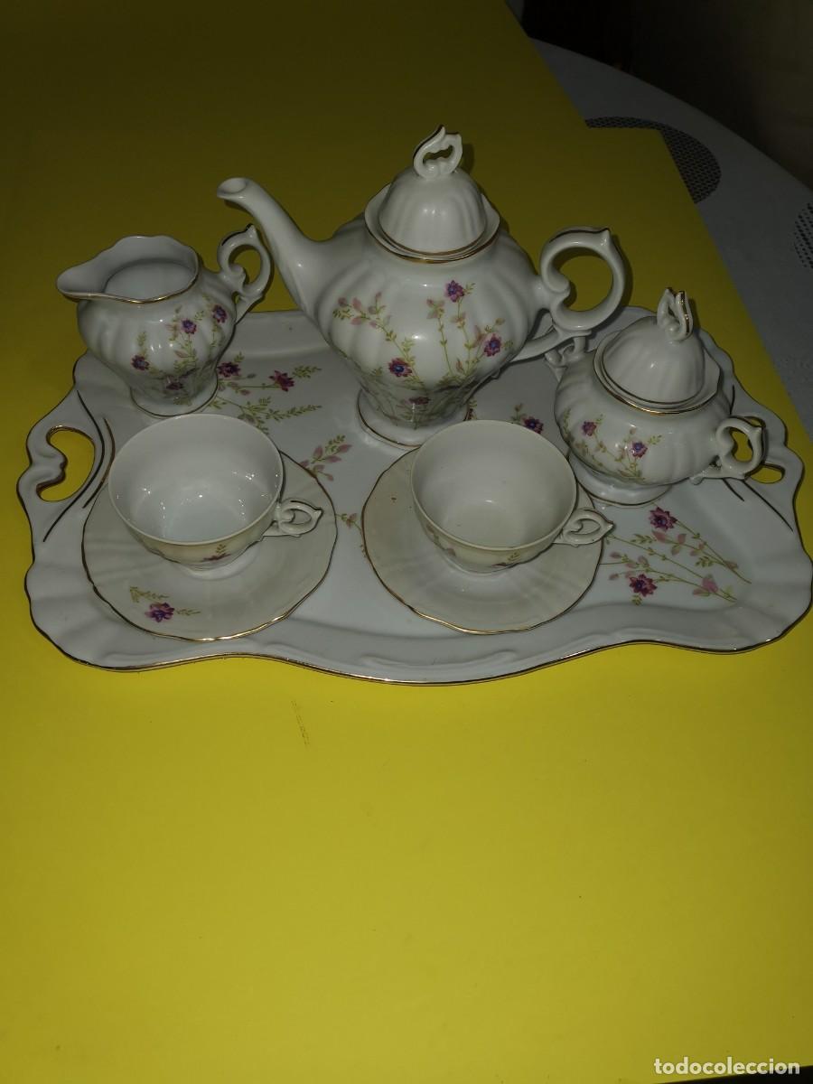 Vintage: Juego de cafe porcelana Tu y yo