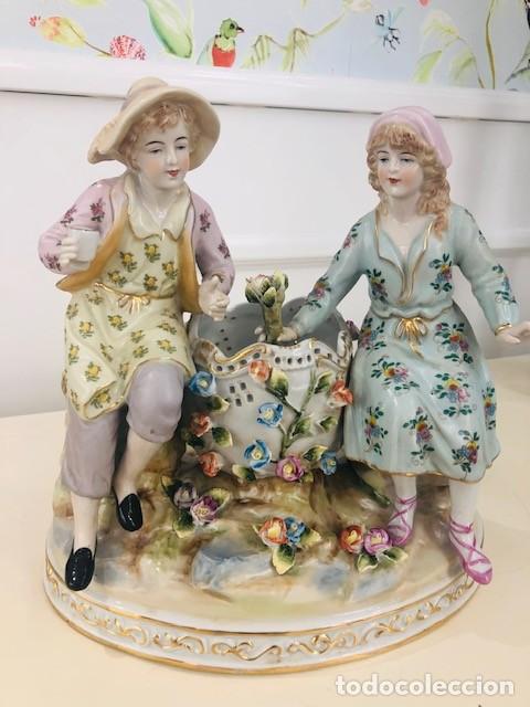Vintage: FIGURA DE PORCELANA TRADICION MEISSEN