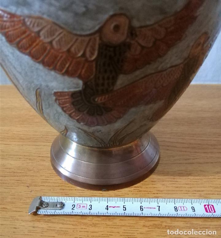 Vintage: JARR&Oacute;N INDIO DE LAT&Oacute;N O BRONCE. - Foto 3