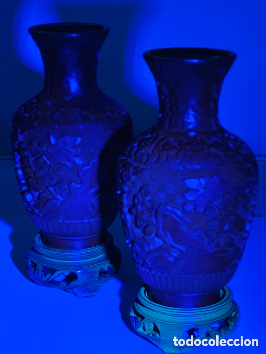 Vintage: Jarrones Laca China - Foto 14