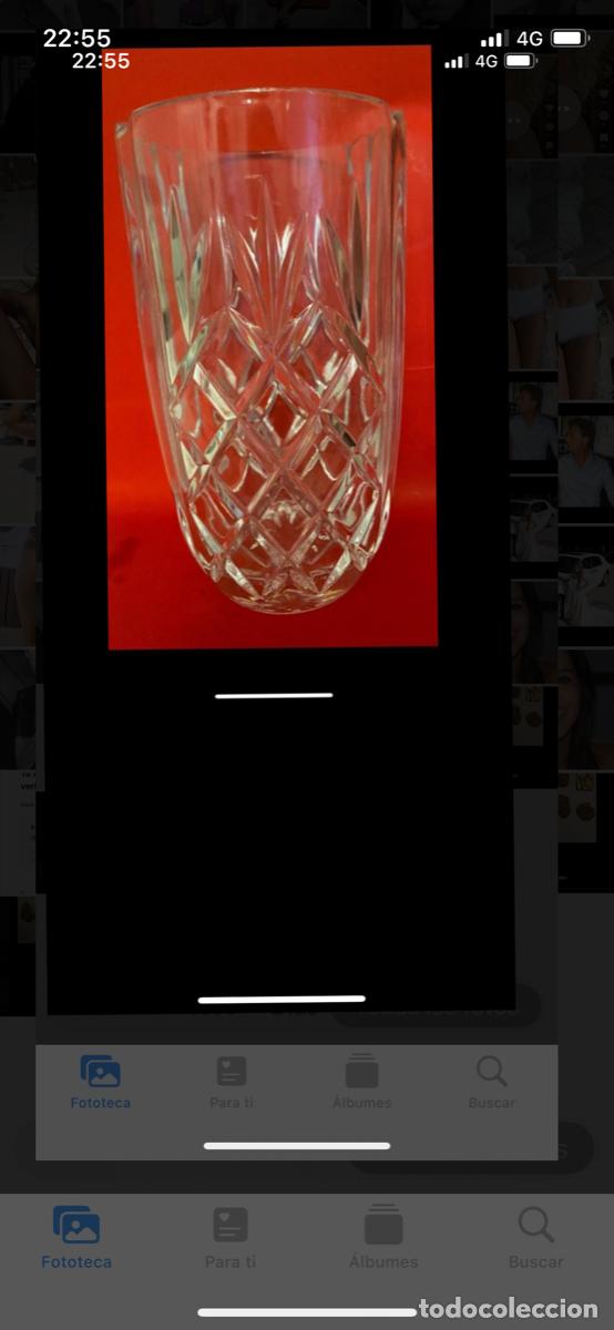 Vintage: Jarr&oacute;n de cristal tallado. - Foto 1