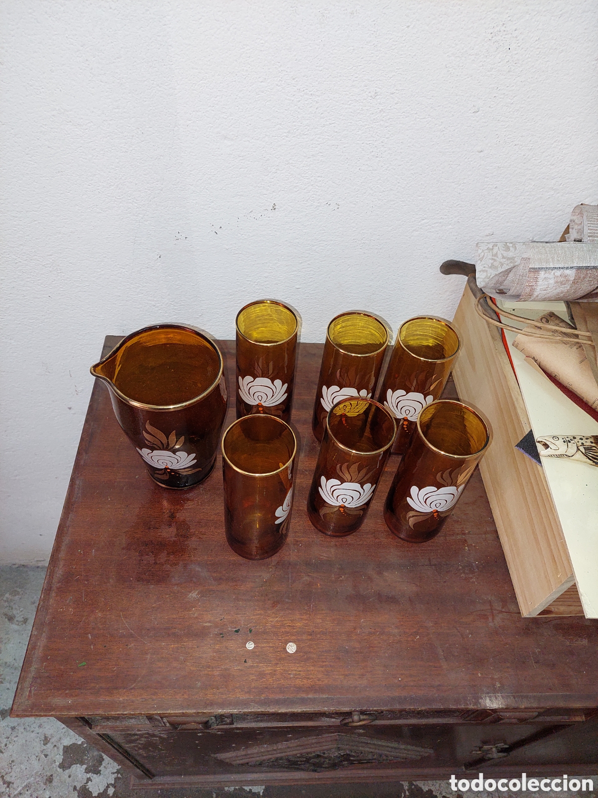 Vintage: Vasos y Jarra vintage - Foto 6
