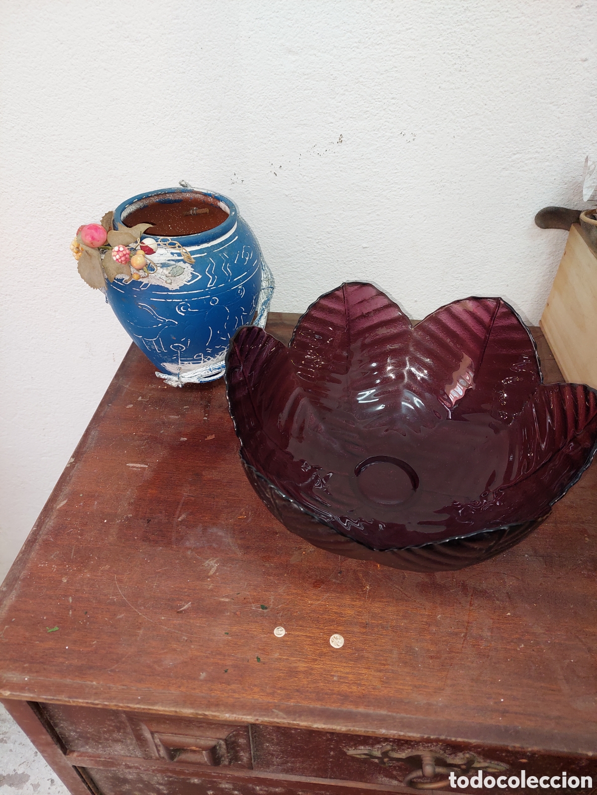 Vintage: Lote de cer&aacute;mica 3 piezas