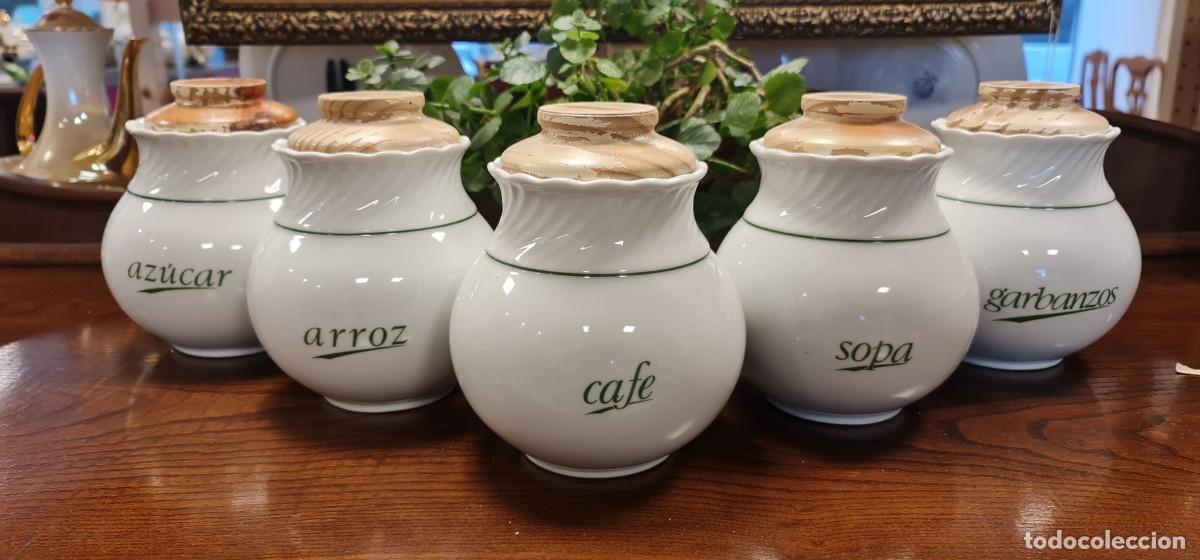 Vintage: 5 Potes de porcelana Sanbo