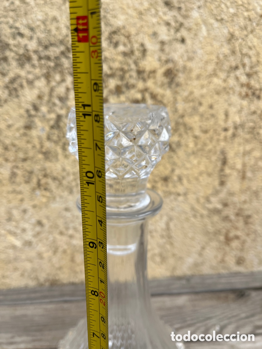 Vintage: Botella en cristal tallado. - Foto 11
