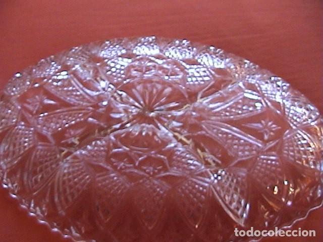 Vintage: BANDEJA OVALADA CRISTAL - Foto 4
