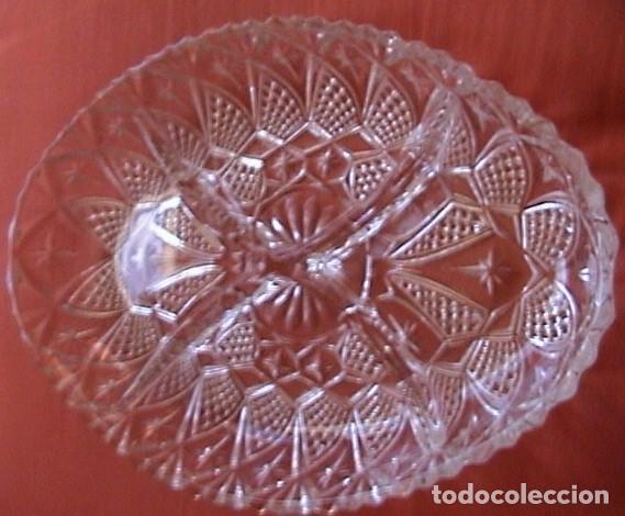 Vintage: BANDEJA OVALADA CRISTAL - Foto 5