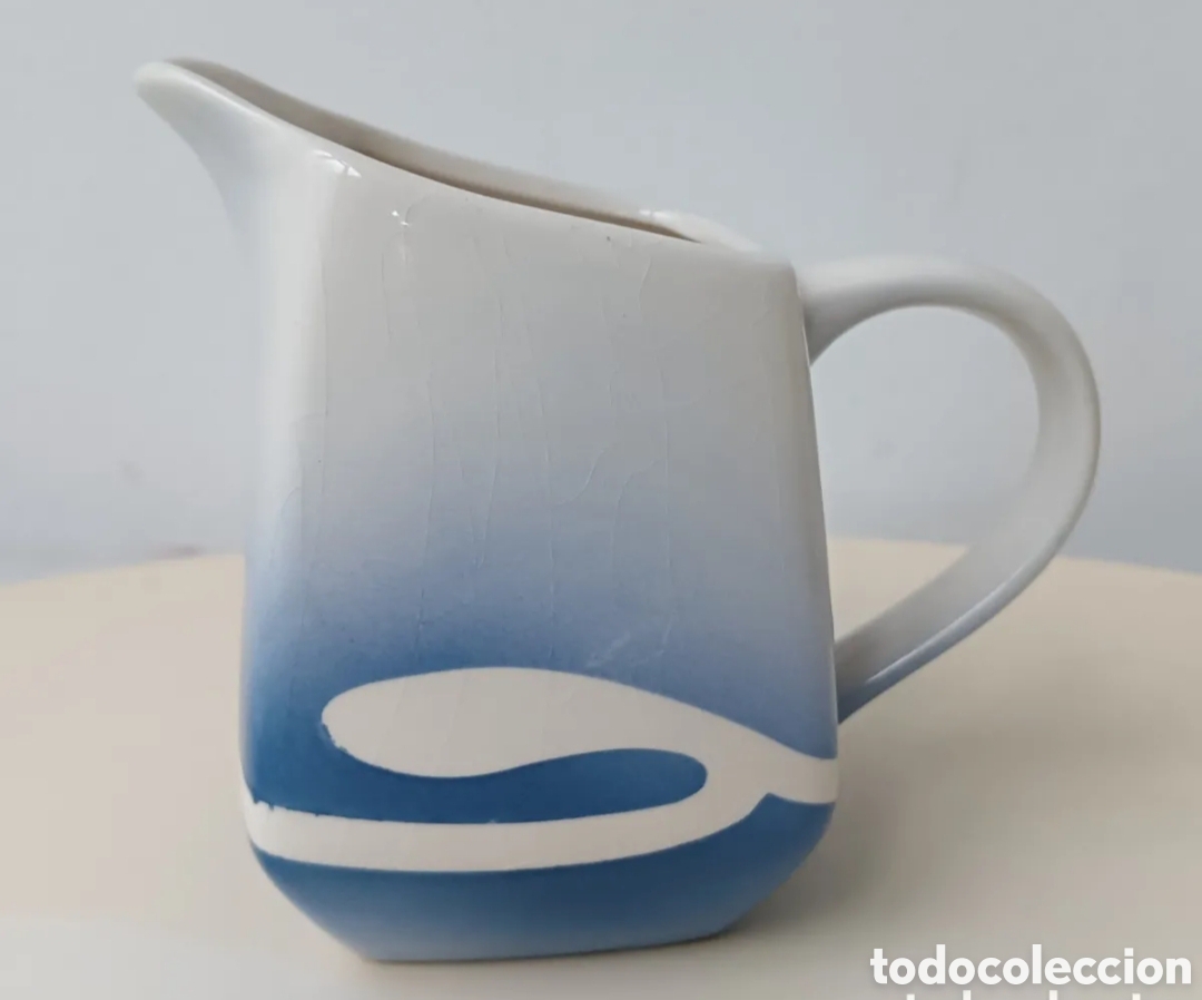 Vintage: Lechera de porcelana vintage publicidad de Leche Puleva