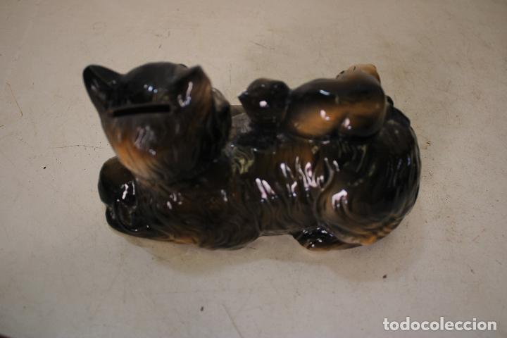 Vintage: figuara de gata con gatitos - Foto 5