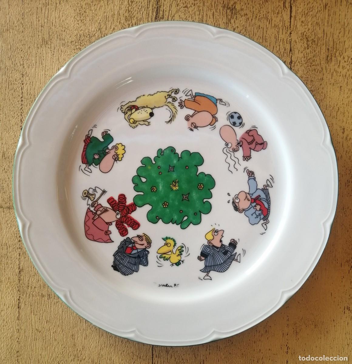 Vintage: Plato Porcelanas Nogalda, Carlos Romeu