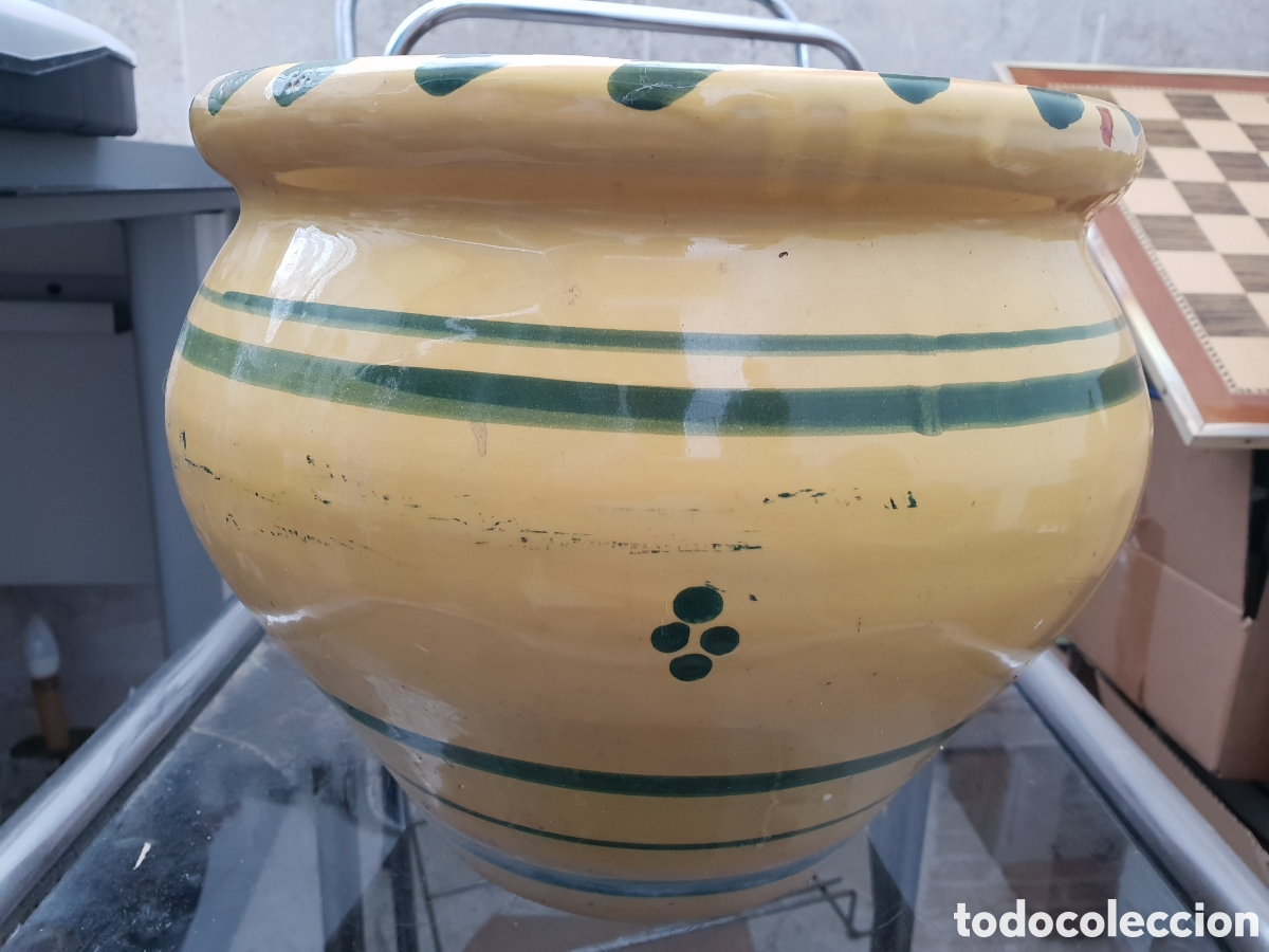 Vintage: Macetero de barro a&ntilde;os 80 - Foto 2