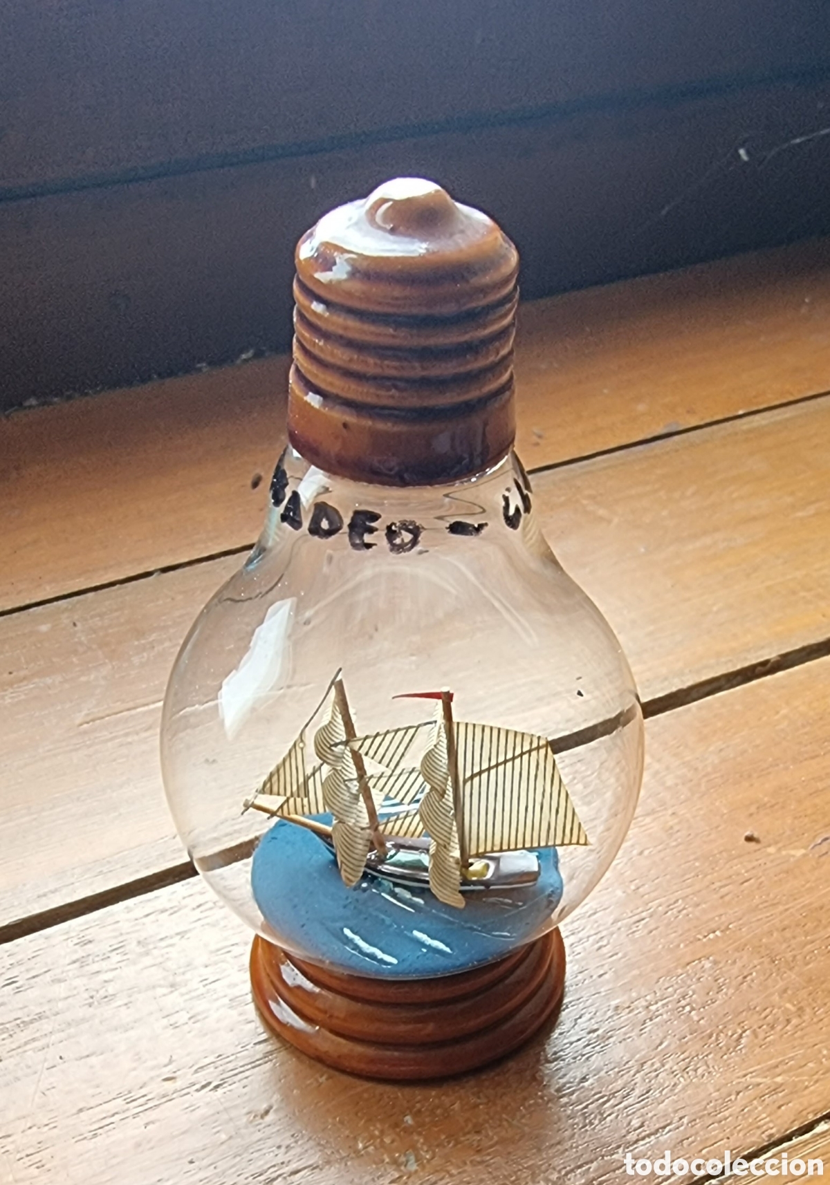 Vintage: BARCO EN UNA BOMBILLA - Foto 1