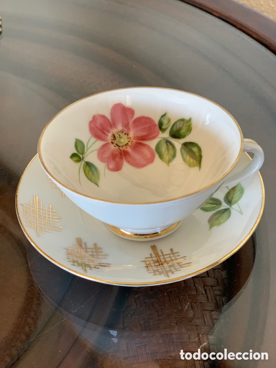 Vintage: Taza porcelana Bavaria coleccion