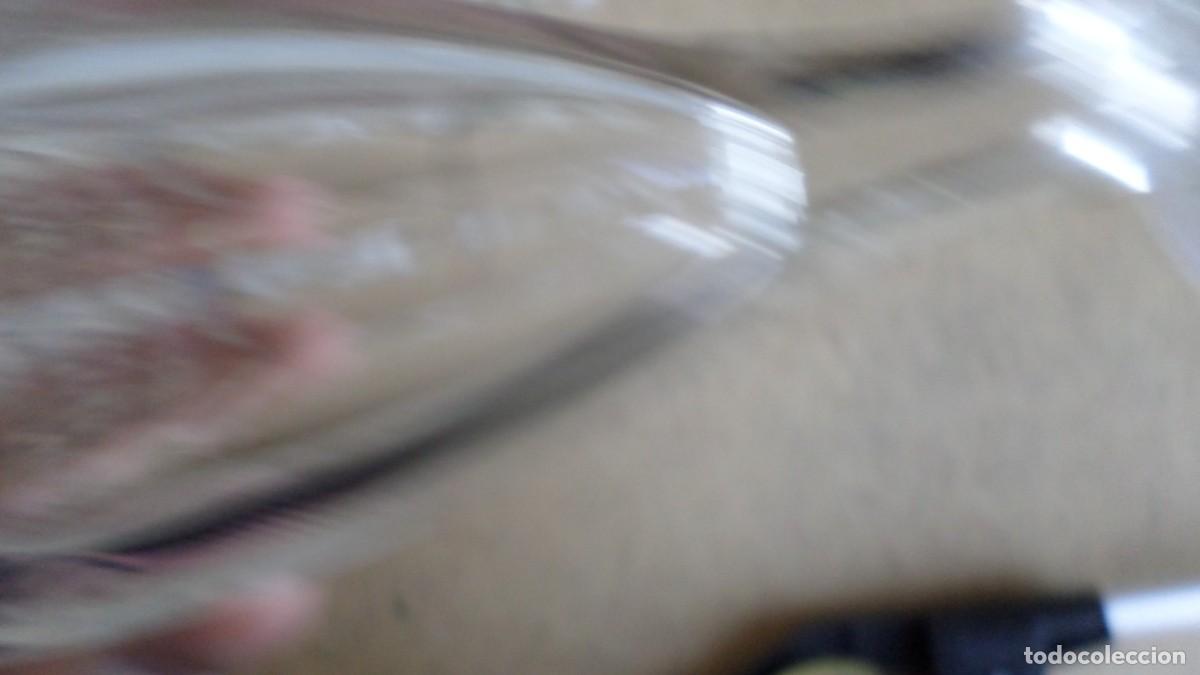 Vintage: 6 COPAS DE CRISTAL LABRADAS - Foto 4