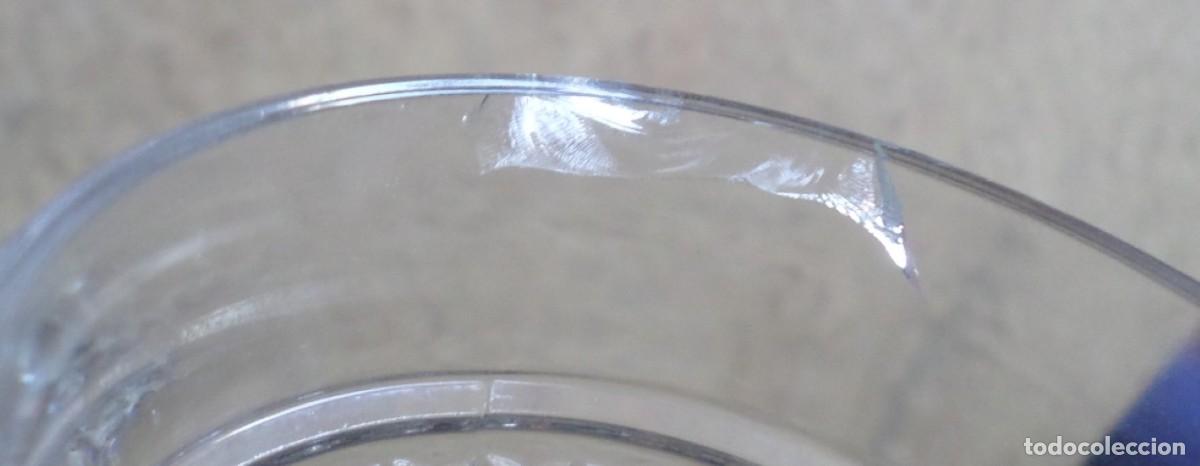 Vintage: 6 COPAS DE CRISTAL LABRADAS - Foto 7