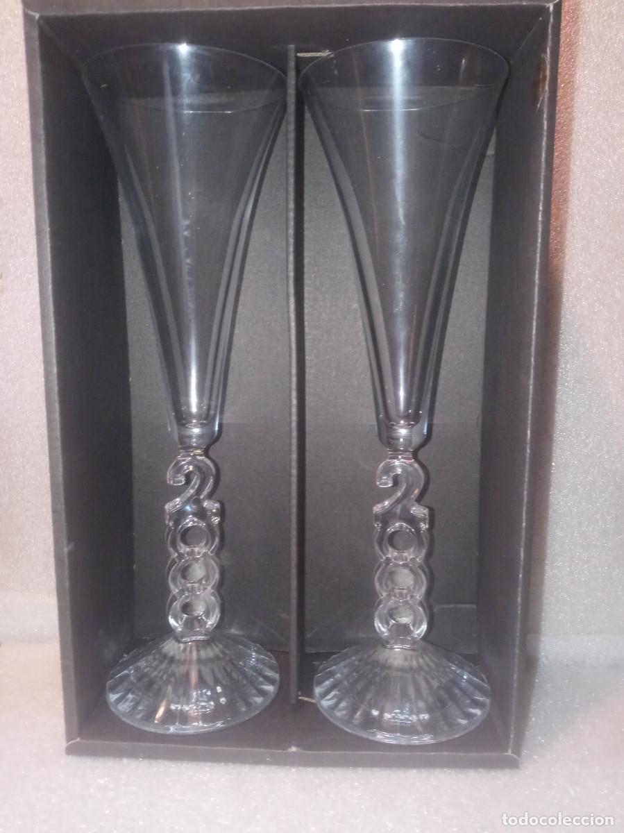 Vintage: CRISTAL DARQUES - COPAS MILLENNIUM/2000.. - Foto 2