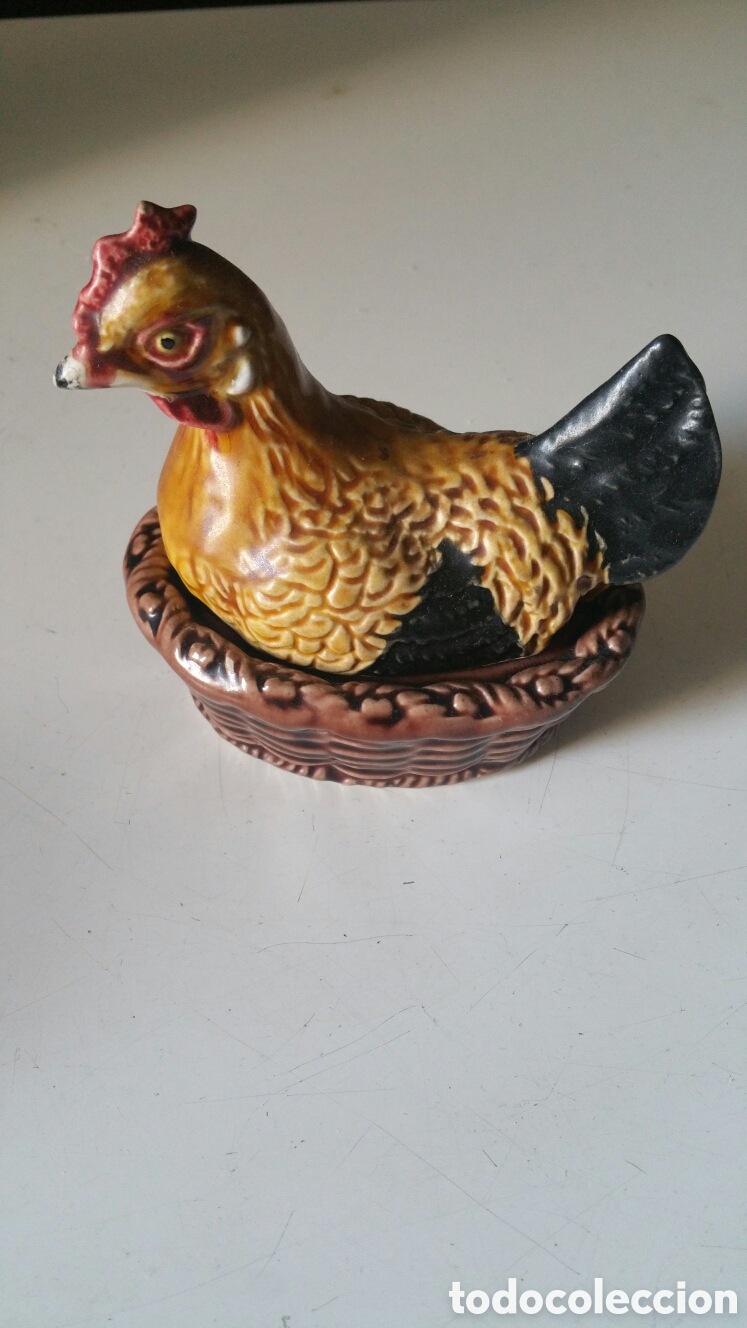 Vintage: Pimentero de cer&aacute;mica esmaltada.