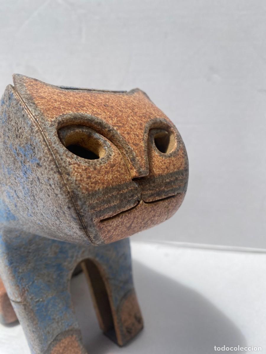 Vintage: GATO DE CERAMICA FIRMADO PEDRO BORJA 72 , PERFECTO ESTADO