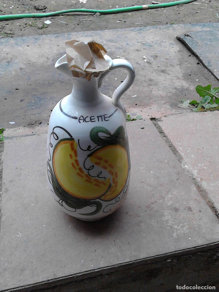 Vintage: aceitera de ceramica - Foto 1