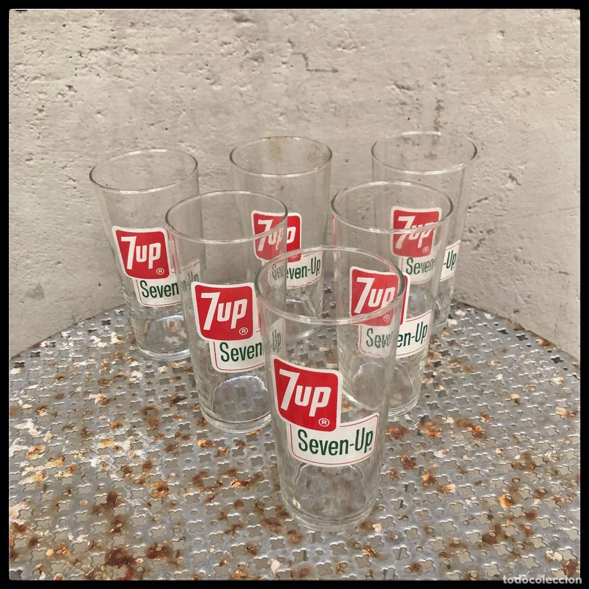 Vintage: Vasos de Seven Up - Foto 1