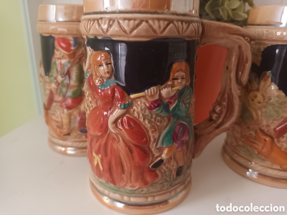 Vintage: 3 jarras cerveza. - Foto 3