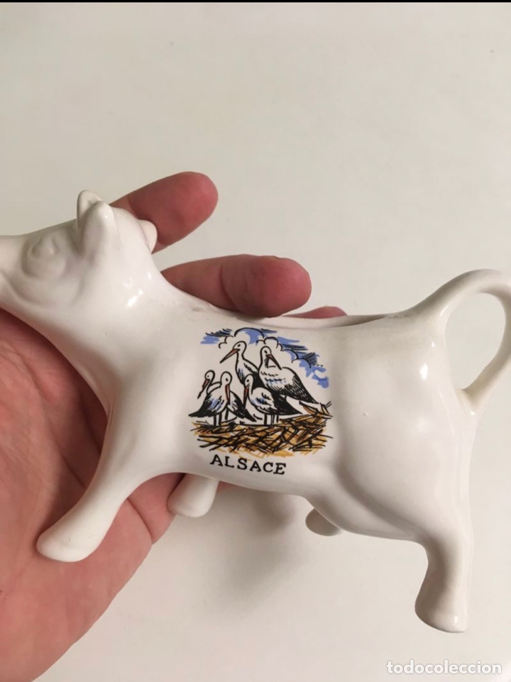 Vintage: Lechera de alsacia (vaca) - Foto 1