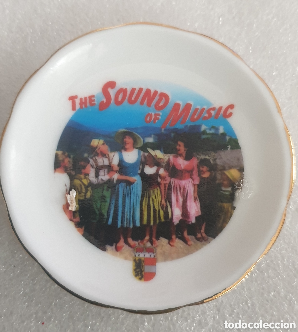 Vintage: Plato mini porcelana The sound of music