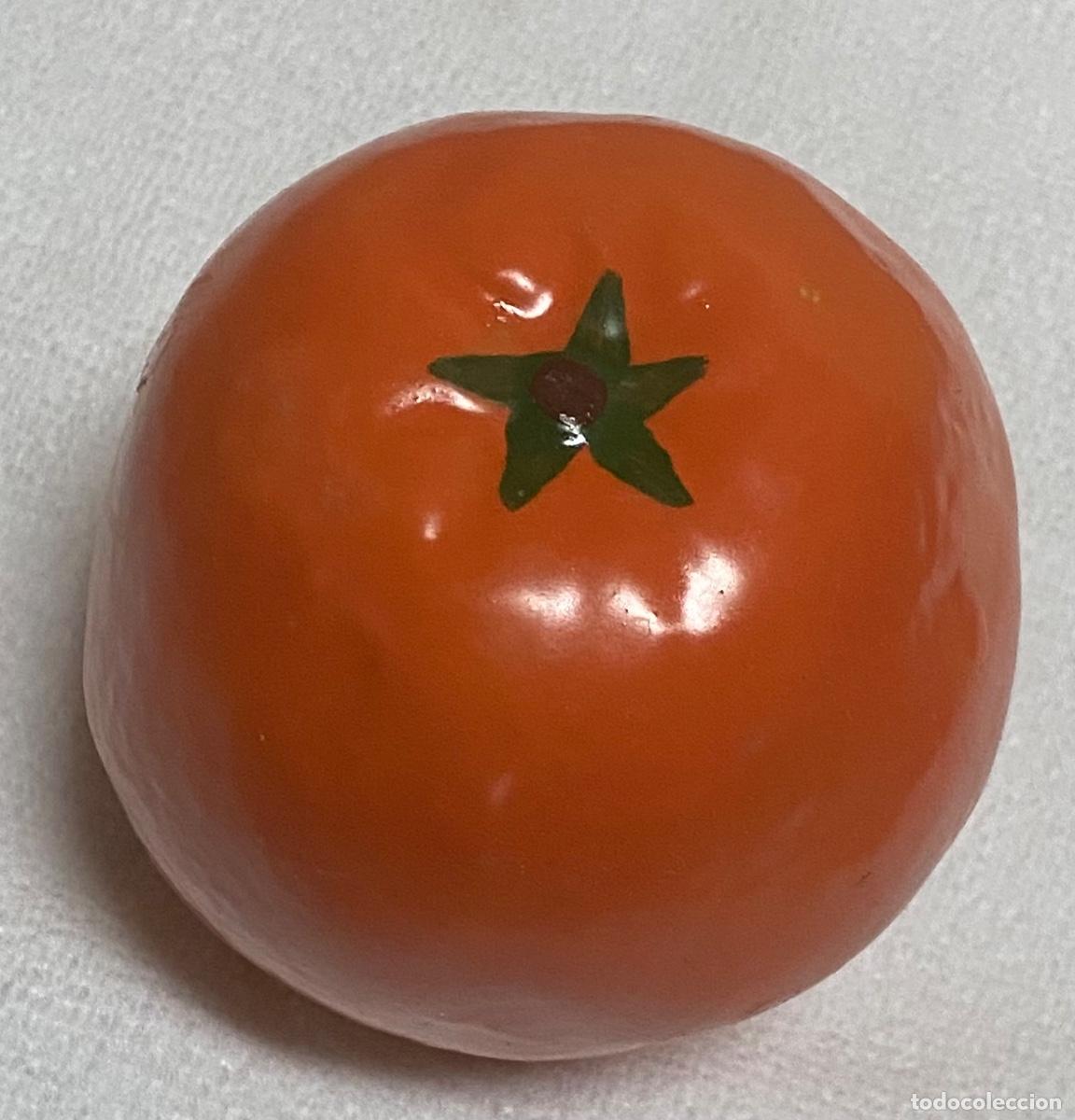 Vintage: FRUTA, NARANJA DE CER&Aacute;MICA - 10 CM