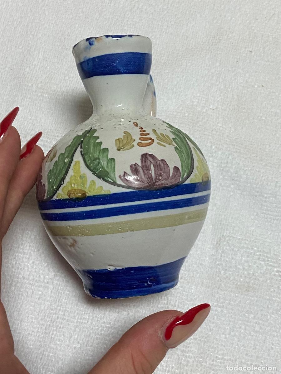 Vintage: JARRITA DE CER&Aacute;MICA PICADA - MEDIDAS: 10 CM X 5 CM