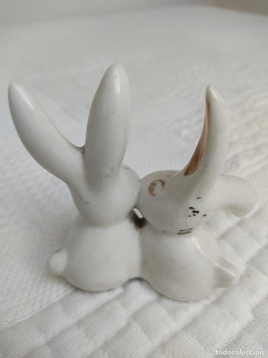 Vintage: Conejos en porcelana - Foto 2
