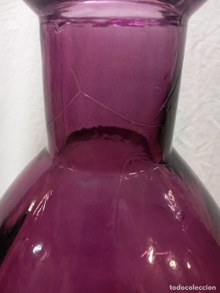 Vintage: Botell&oacute;n de vidrio rosa - Foto 2